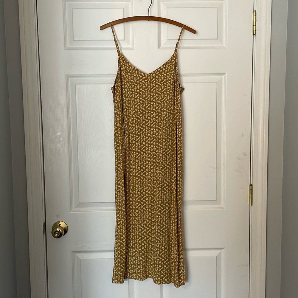 Madewell Side-Slit Slip Dress